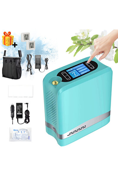 D&K WONDER Concentrator de oxigen portabil 1-7L Saturație 96% Greutate 1.5kg ...