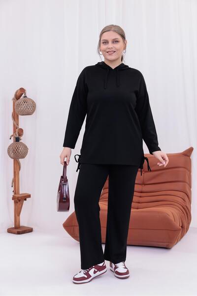 Siyezen Великий розмір, бокові зав'язки, деталізований комплект тунік