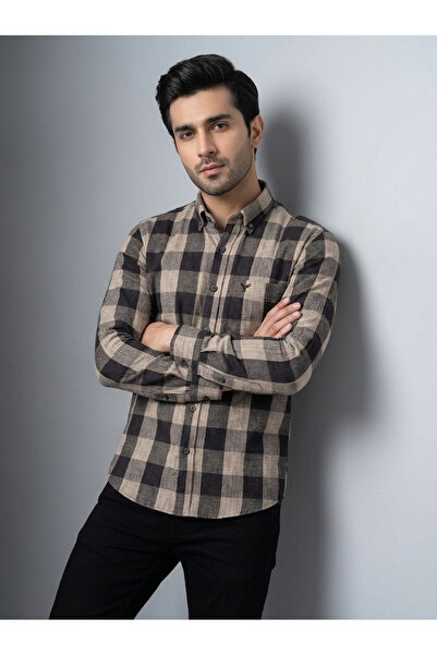 dcn giyim 1985 Men's Classic Fit Cotton Shirt-1073