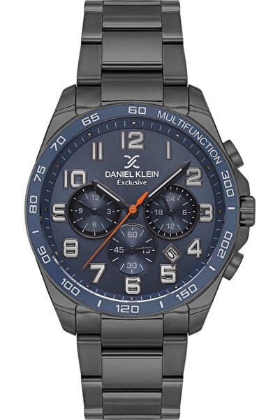 Daniel Klein Dk.1.13842-5 Exclusive Functions Active Steel Coating Smoked Men...