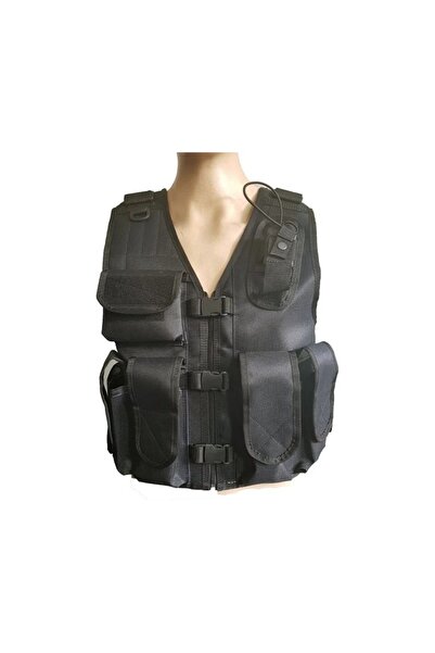 VF & WOLFY Black WLF assault vest