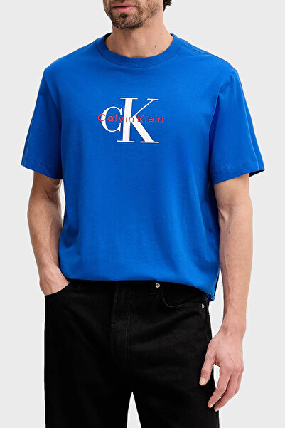 Calvin Klein Pamuklu Regular Fit Logolu Bisiklet Yaka T Shirt LV04RB862GYNM E...