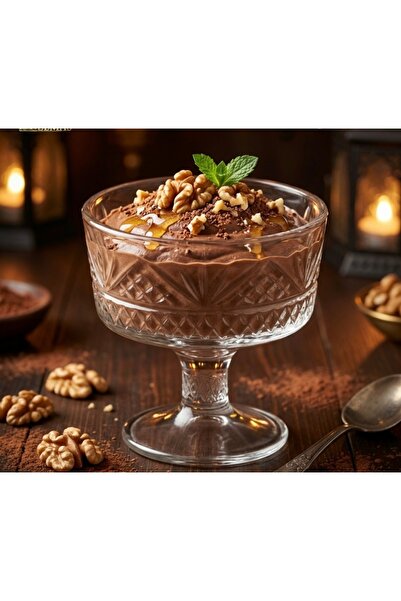 DİBA AVM 6-Piece Footed Sugar Bowl Dessert Serving Bowl Ice Cream Bowl Magnol...