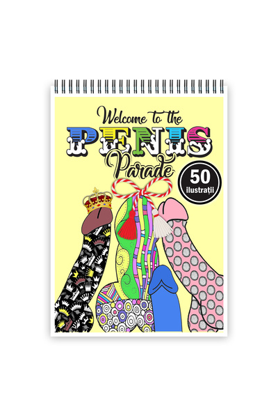 Legendary Gifts Martisor de colorat haios, format A5, cu spira metalica, mode...