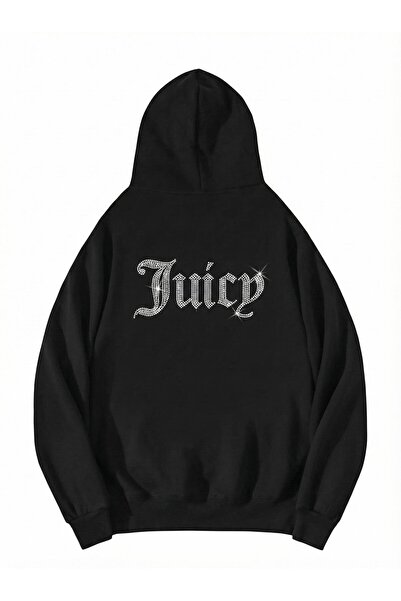 BRZ COLLECTION هودي للجنسين قصة فضفاضة (طباعة حجرية خلفية) من جوسي