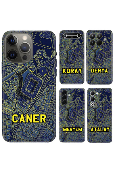 OPPO Reno 4 5 6 7 13F 14F A54 A74 A5 A6 Pro A16 Kılıf İsim Yazılı Silikon Kad...