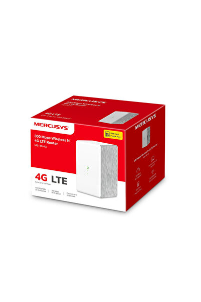 BulutRetail MERCUSYS MB110-4G, N300, 2Port, 300Mbps, Sim Kart Yuvalı, 4G-LTE,...
