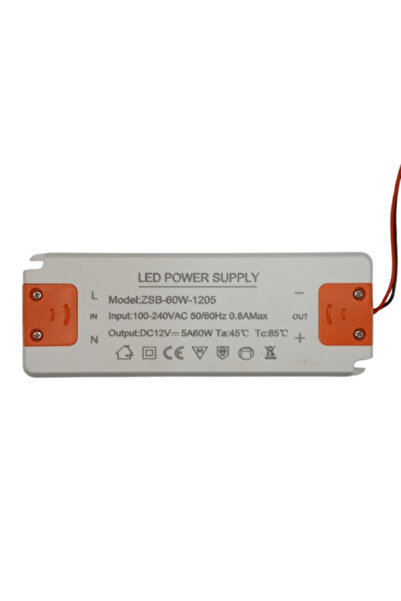 OEM LED Power Supply 12V 60W 5A IP20