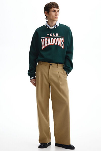 H&M Baskılı Sweatshirt Loose Fit