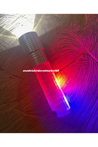 DMR 907 ŞEFFAF SÜPER ÇAKARLI EL FENERİ ŞARJLI EL FENERİ MIKNATISLI 8/1 FENER