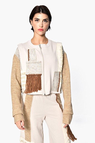 DQMANE Tasarım Fermuarlı Kazak