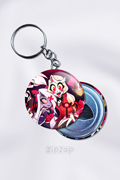 ZipZap حلية مفاتيح على شكل حقيبة من أنمي هازبين هوتيل (قطعة واحدة)