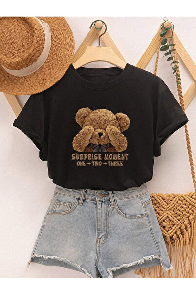 uyguntarz Unisex SURPRISE MOMENT Baskılı Tasarım Tshirt