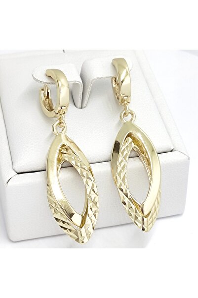 Milena Cercei Placati Cu Aur 14k - Lungime 5cm