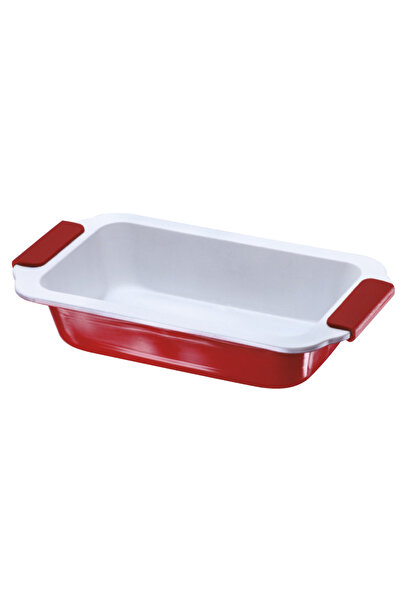 PETERHOF PH-15382 Baking Tray, Ceramic Interior, Red
