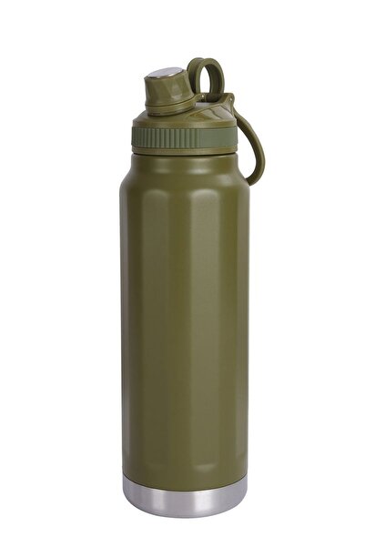 Weather Forecast 316 L Steel Green Handle 800 ml Warm Cold Drink Thermos Wate...