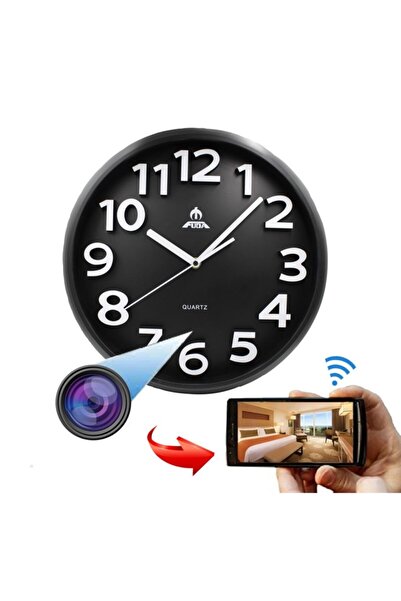 SpyGadget Camera Spion Ceas de Perete,Full HD,WIFI,Detectie Miscare,Rescriere...