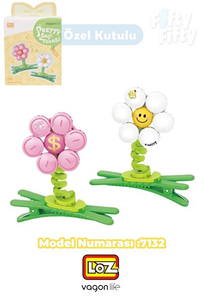 Vagonlife Loz Sretty Serisi 2'li Saç Tokası Oyuncak Yapım Seti & Blok --FFTOKA