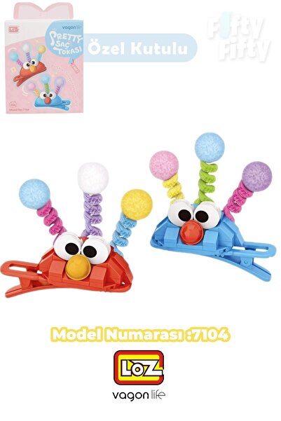 Vagonlife Loz Sretty Serisi 2'li Saç Tokası Oyuncak Yapım Seti & Blok --FFTOKA