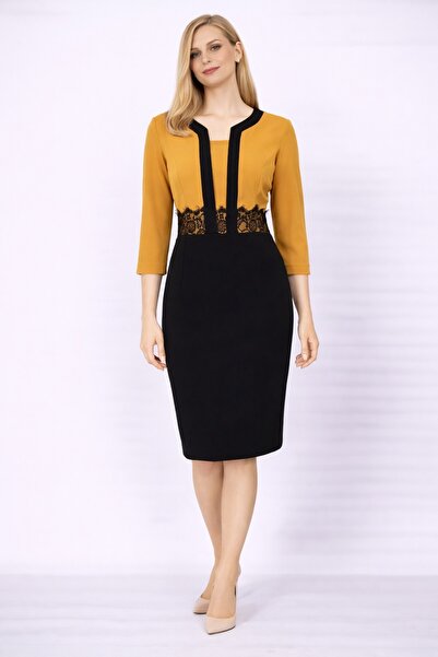 OEM Rochie dreapta midi stofa