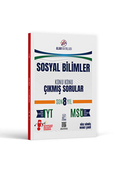 Alan Yayınları TYT MSÜ Sosyal Bilimler Konu Konu Çıkmış Sorular Son 8 Yıl 2026