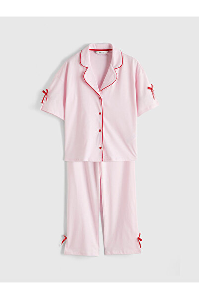 LC Waikiki Vizyon Yeni Sezon Gömlek Yaka Kadın Pijama Takım