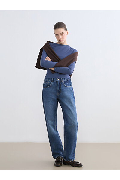 LC Waikiki Sparkling Choices from Shining Store Boyfriend Fit Women's Jean Pants