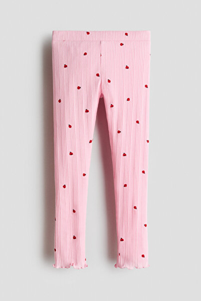 H&M Ribanalı ve Pamuklu Tayt