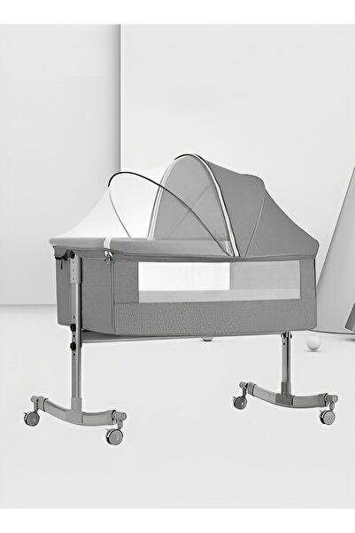 Raffine Foldable Baby Crib with Adjustable Height Multifunction Bedside Newbo...