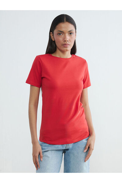 LC Waikiki Rmz Gi̇yi̇m Farkiyla Zero Roba Collar Women's T-Shirt