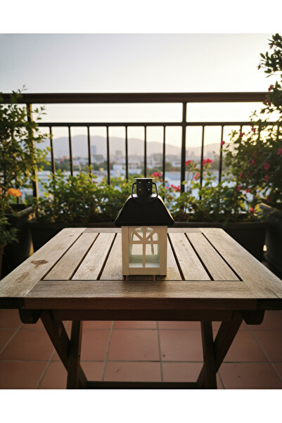 Artepieza co. Siyah Beyaz Camlı Metal Salon Bahçe ve Balkon Tipi Askılı Dekor...