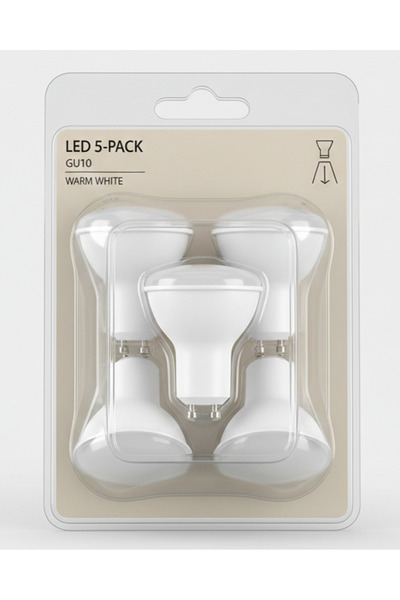 Kendal KES046 – LED Spot Ampul 5W (450 Lümen) (5'Li Paket) 6500K BEYAZ