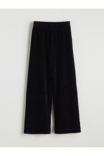 LC Waikiki Pantaloni de trening pentru fete Özmarka, din catifea, cu talie el...