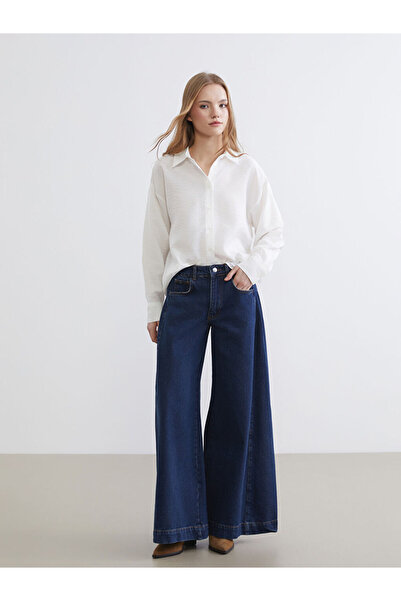 LC Waikiki Sparkling Choices from Shining Store Women's Wide Leg Jean Pants