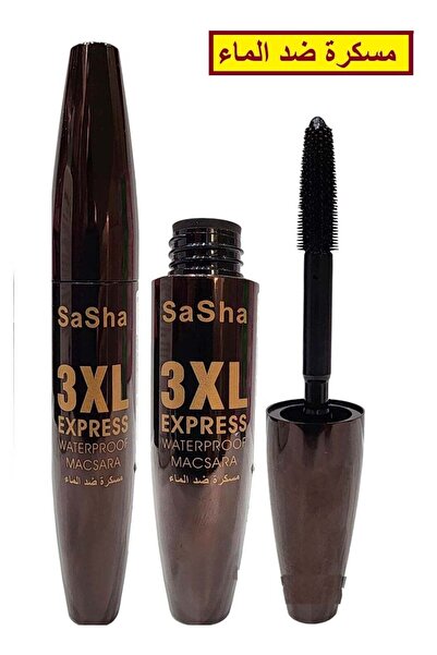 SASHA Waterproof mascara, ultra-black mascara, gives lashes volume, beauty, a...