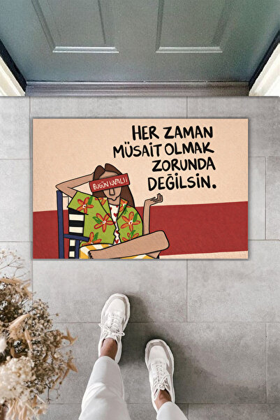 Rugmood سجادة مدخل حديثة مطبوعة رقميًا - لا تتعين عليك دائماً أن تكون متوفرة ...