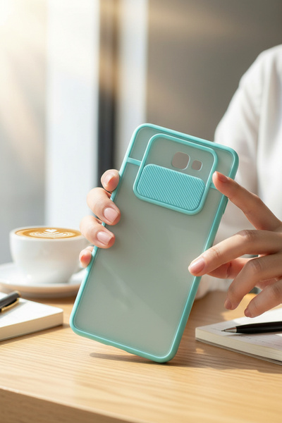 batuteknoloji Galaxy J7 Prime-J7 Prime 2 Kamera Korumalı Sürgülü Lensi BTU Si...