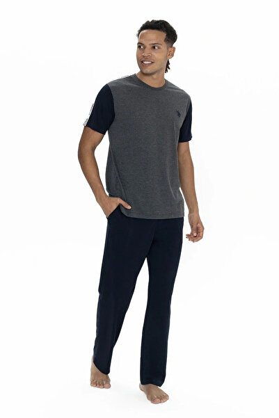 U.S. Polo Assn. Πόλο Ασν. (U.S. Polo Assn.) 18898 Ανδρικό σετ πιτζάμες με κον...