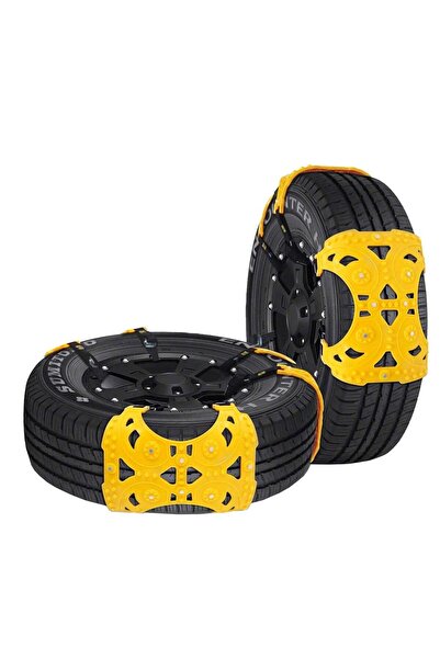 RO GROUP Комплект от 6 противоплъзгащи устройства за сняг, широки, с метални ...