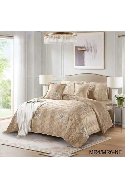 miral Single and twin winter bedspread, compressed velvet and soft faux fur, ...