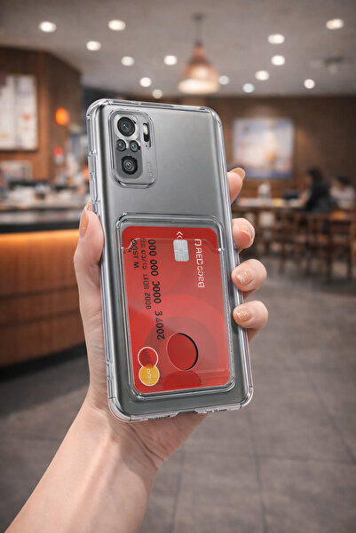 Tech&bello accessories Xiaomi Redmi Note 10 Uyumlu Kamera Korumalı Kartlıklı ...
