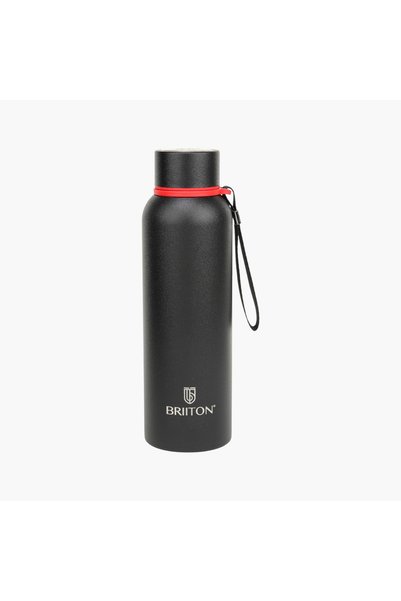 briiton Logo Print Insulated Stainless Steel Water Bottle - 750 ml