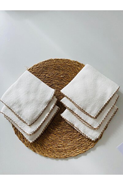 Miyakidsworld Bebek Ağız Mendili ve Ter Havlusu 6'lı Paket %100 pamuklu