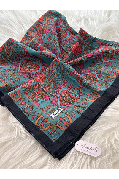 scarfella Desenli Bambu Crush Eşarp