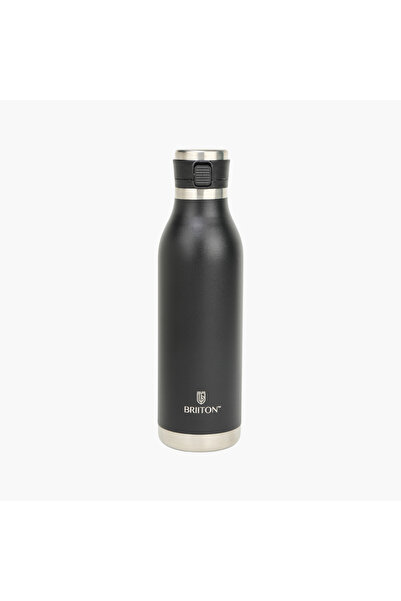 briiton Logo Print Insulated Stainless Steel Water Bottle - 750 ml