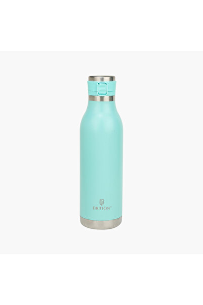 briiton Logo Print Insulated Stainless Steel Water Bottle - 750 ml