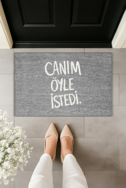 Dormot سجادة مدخل حديثة بطباعة رقمية - كانيم أوفا إيش واي - سجادة مدخل للباب