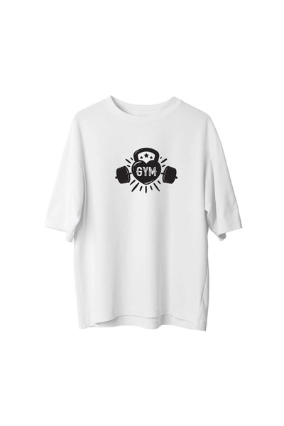CANDLEMASTORE جيم - قصة فضفاضة تي شيرت
