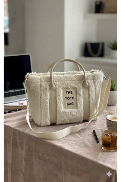 AngelBags Women's Mink Column Strap Fur Plush Crossbody Bag