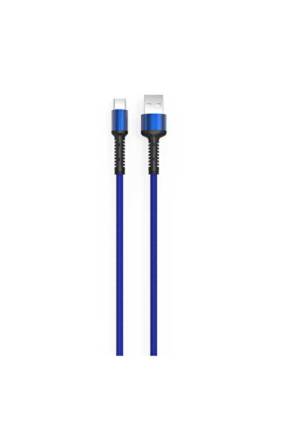 Generic Brand كابل USB من النوع C باللون الأزرق - STSR